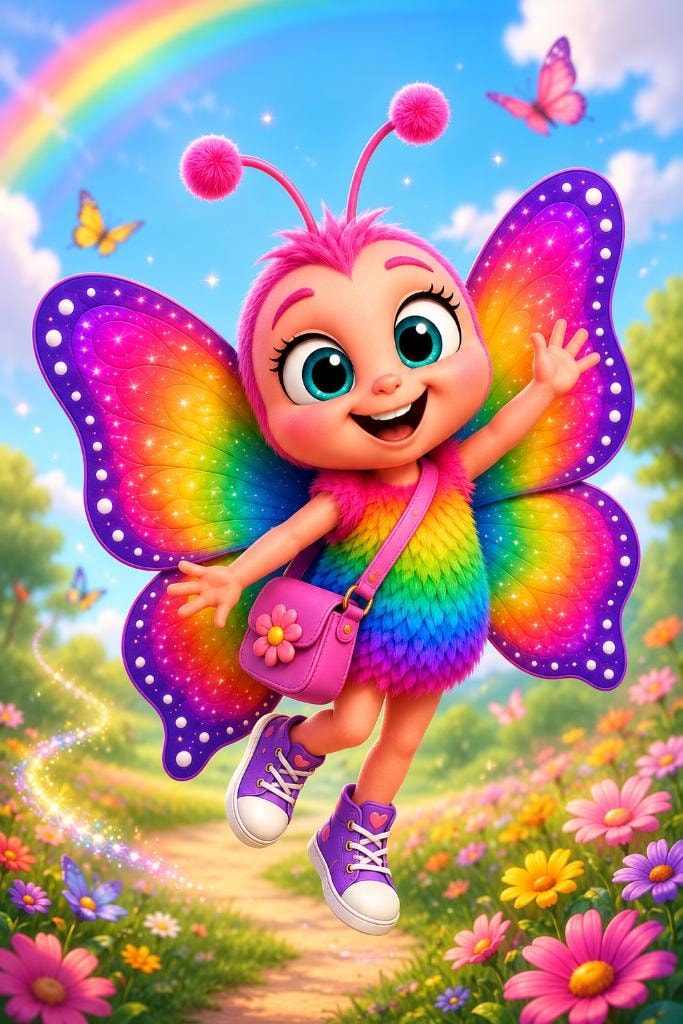Addy the butterfly
